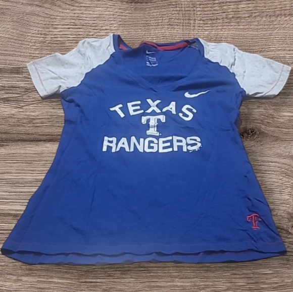 WOMEN'S GENUINE MERCHANDISE TEXAS RANGERS SHIRT - Picture 1 of 7